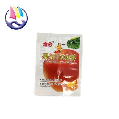 Healthy vegan snack three sides seal vacuum bag